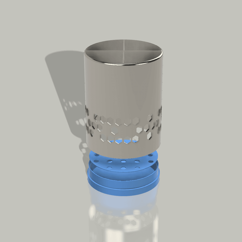 Honeycomb cutlery drainer