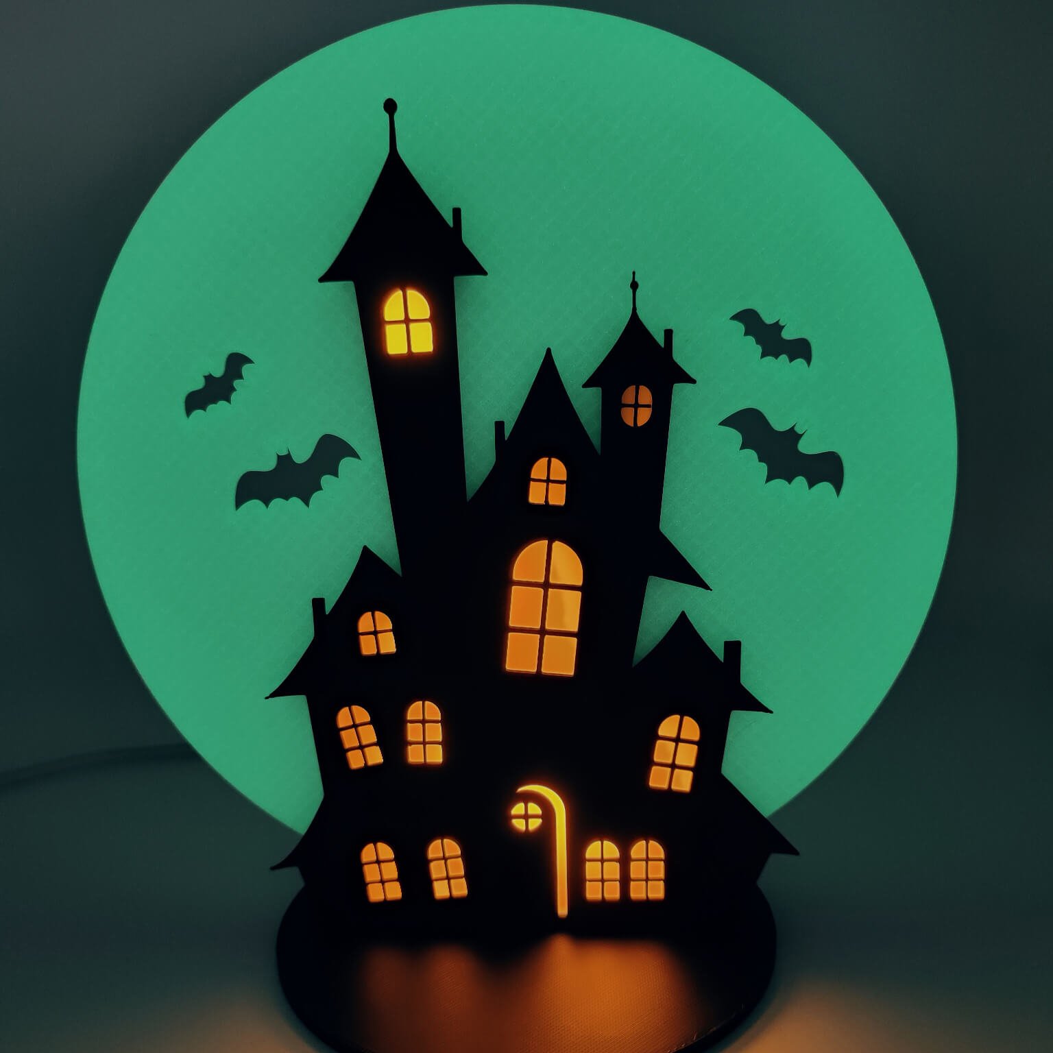 Halloween LED Castle Centerpiece