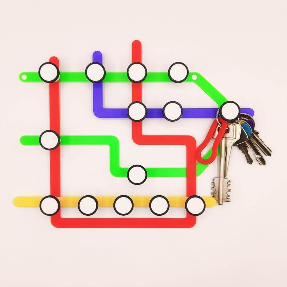 Mini Metro Key Holder