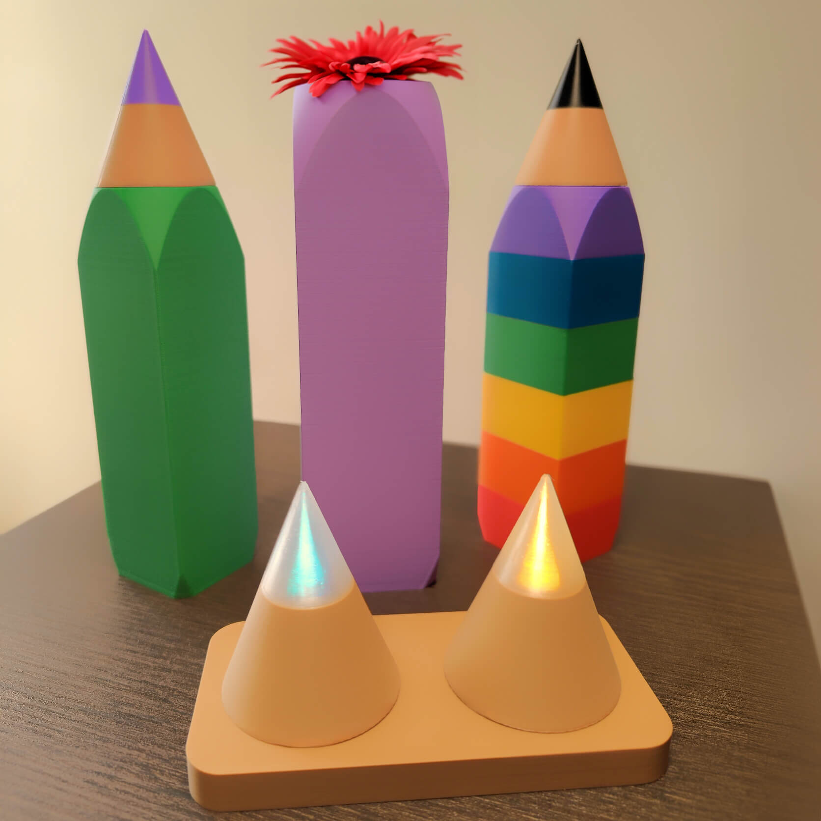 Bright Pastel Vase