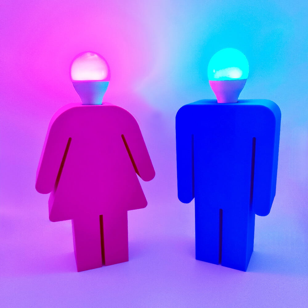 Man&Woman Lampade da tavolo